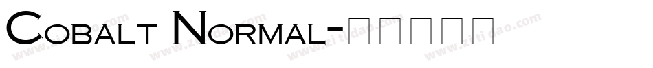 Cobalt Normal字体转换